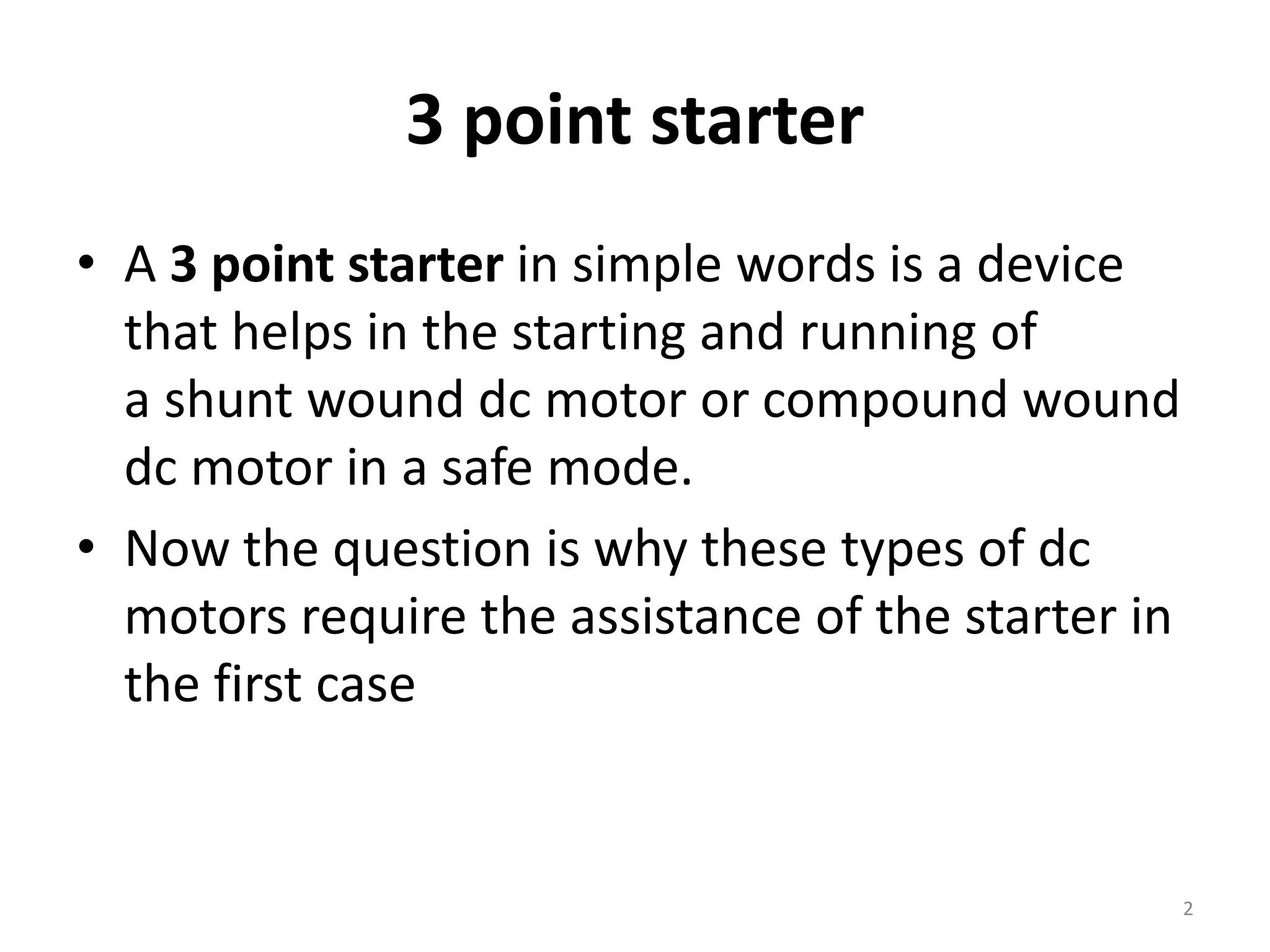 3 point starter | PPTX
