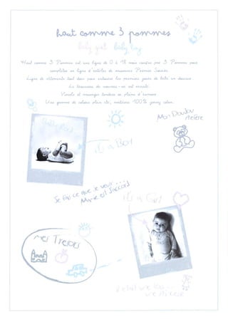 3 pommes naissance ete 2012