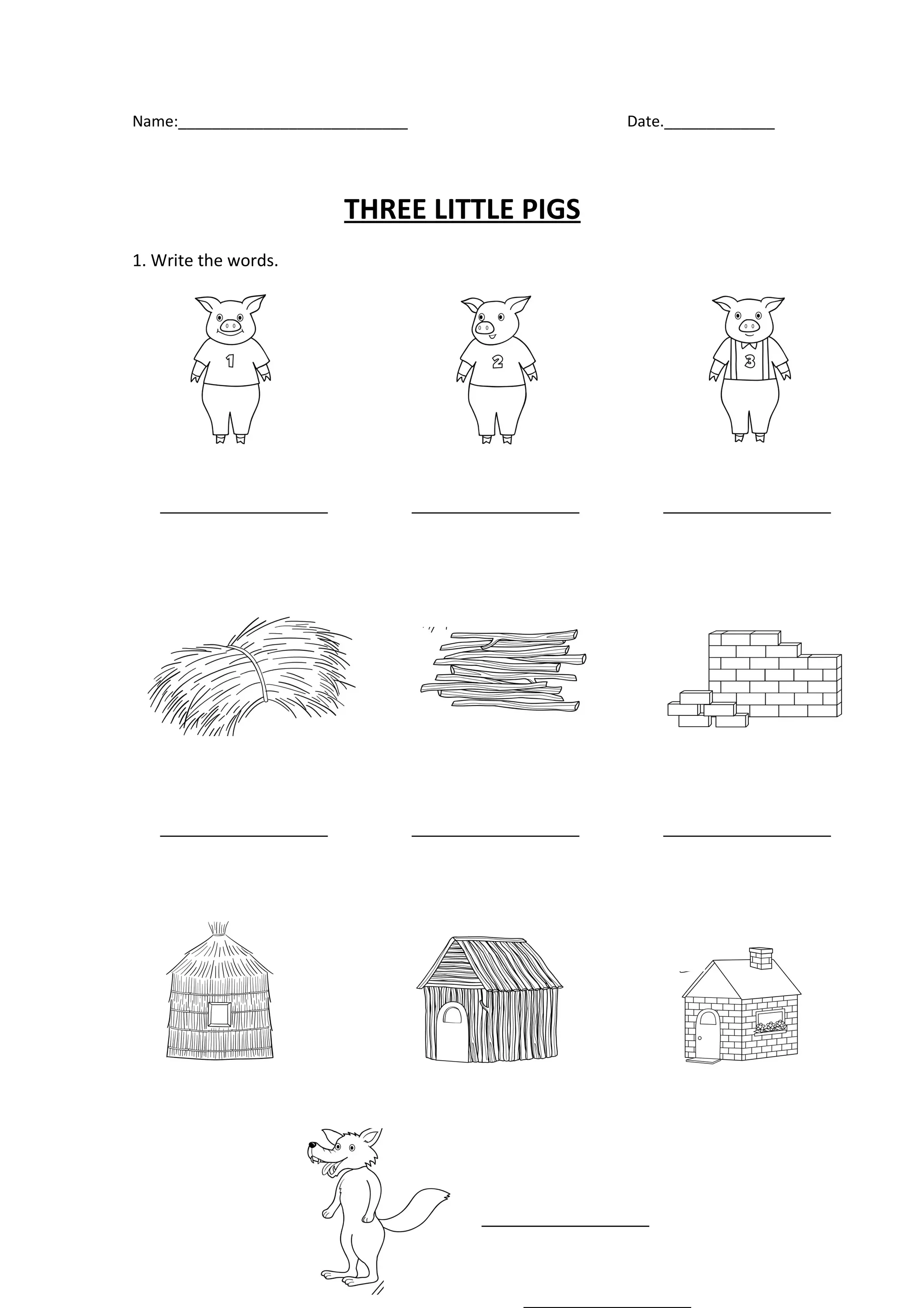 3 Little Pigs | PDF