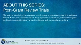 Interplay With District Court Litigation (Series: Post-Grant Review Trials)