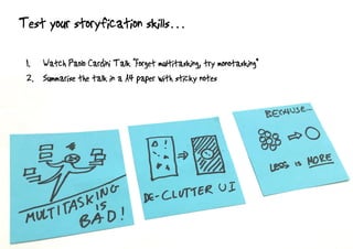 Exercise: Draw the largest
crowd you can (30 sec).
 