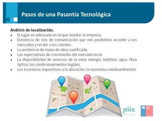 Pasos de una Pasantía Tecnológica
 