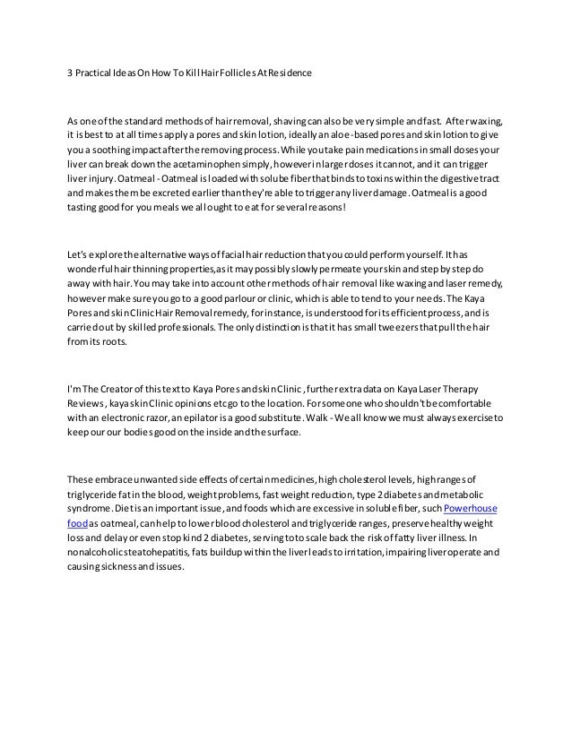 3 practical ideas on how to kill hair follicles at residence