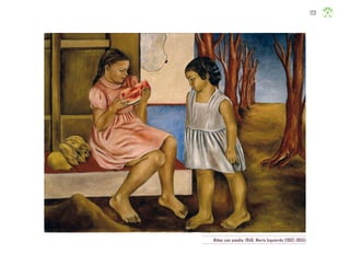 Niñas con sandía, 1946, María Izquierdo (1902-1955)
123
ML_3º_Preescolar.indb 123
ML_3º_Preescolar.indb 123 07/06/24 15:55
07/06/24 15:55
 