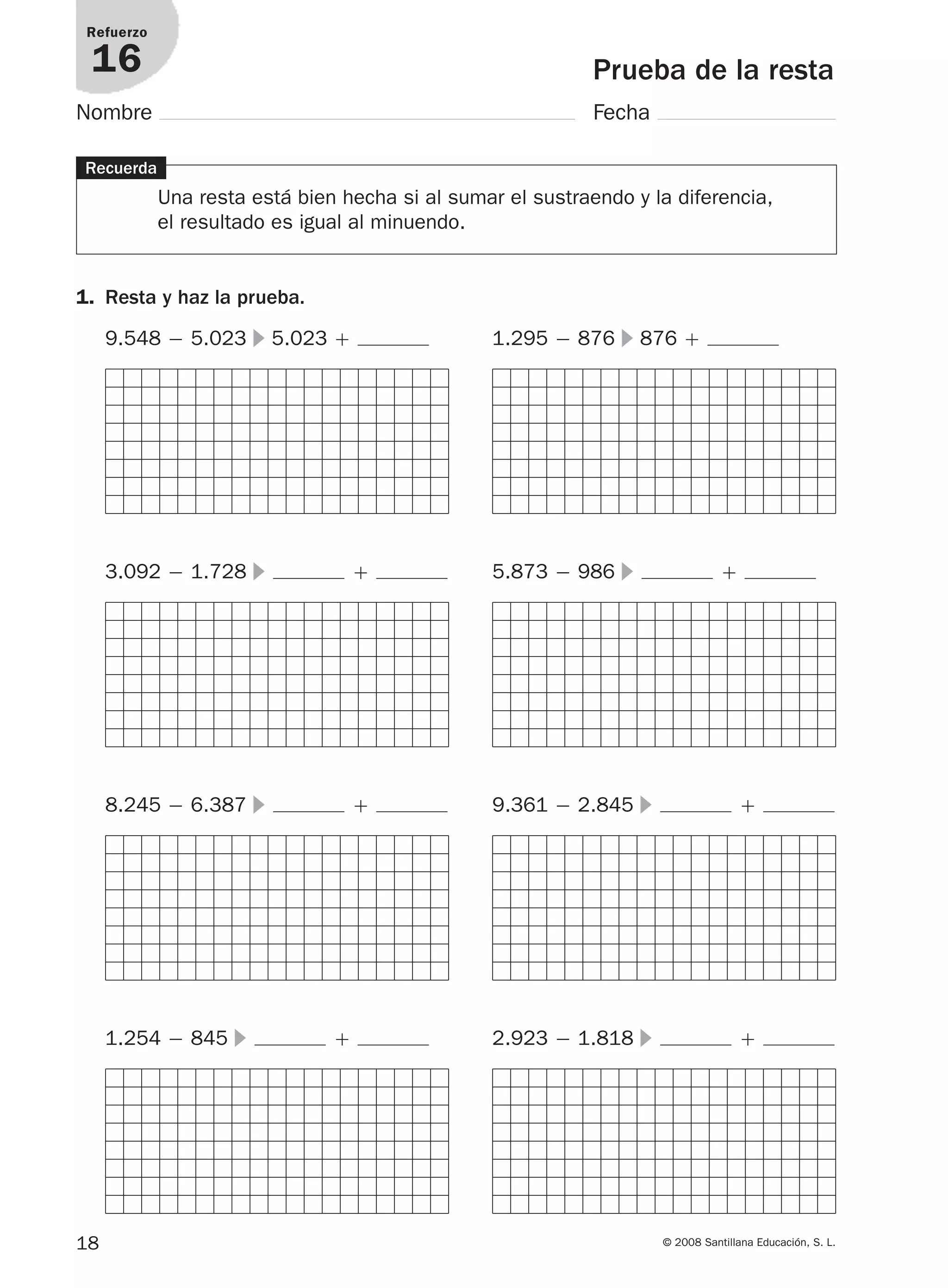 3º prim matematicas refuerzo y ampliacion santillana | PDF