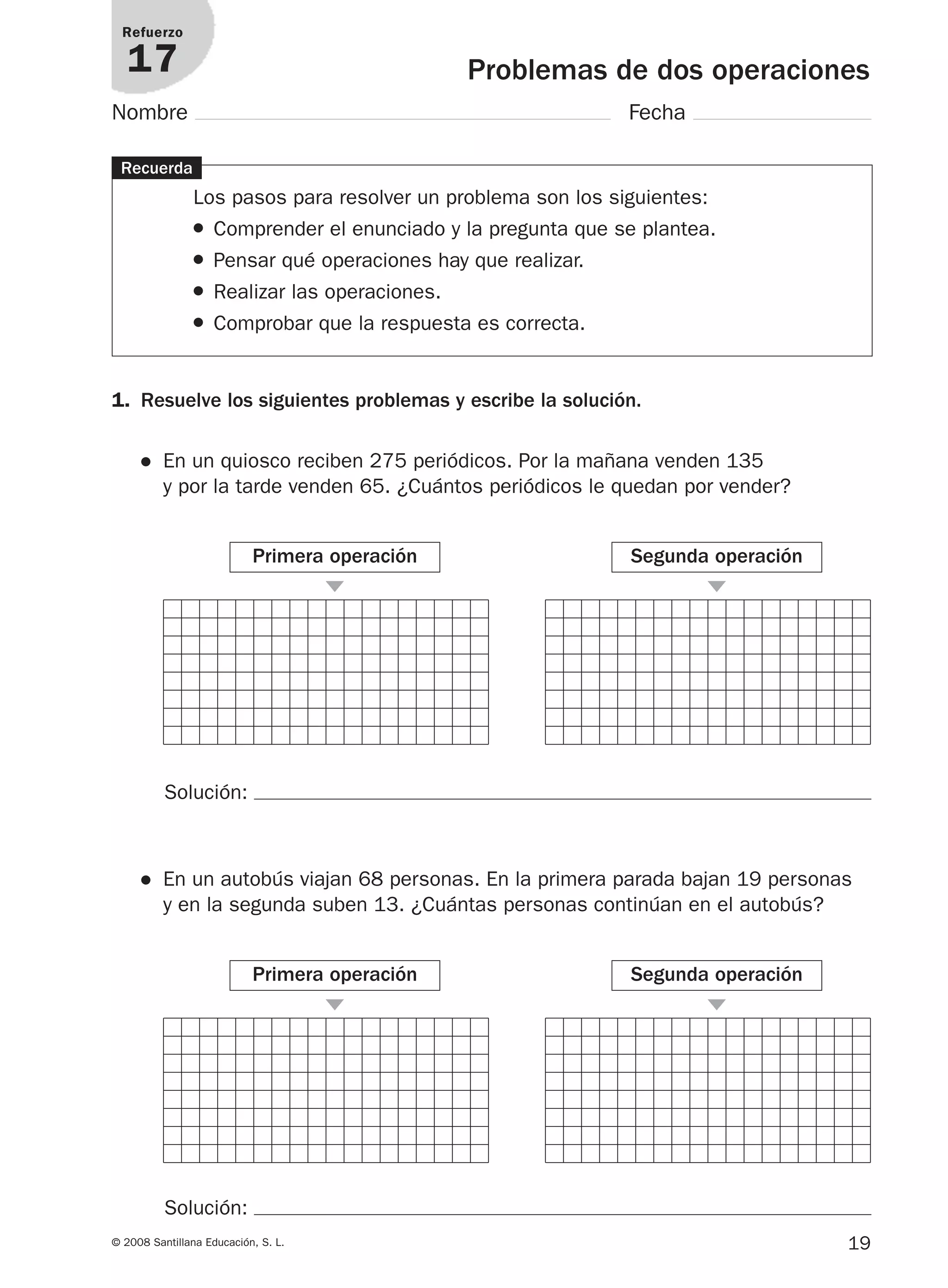 3º prim matematicas refuerzo y ampliacion santillana | PDF