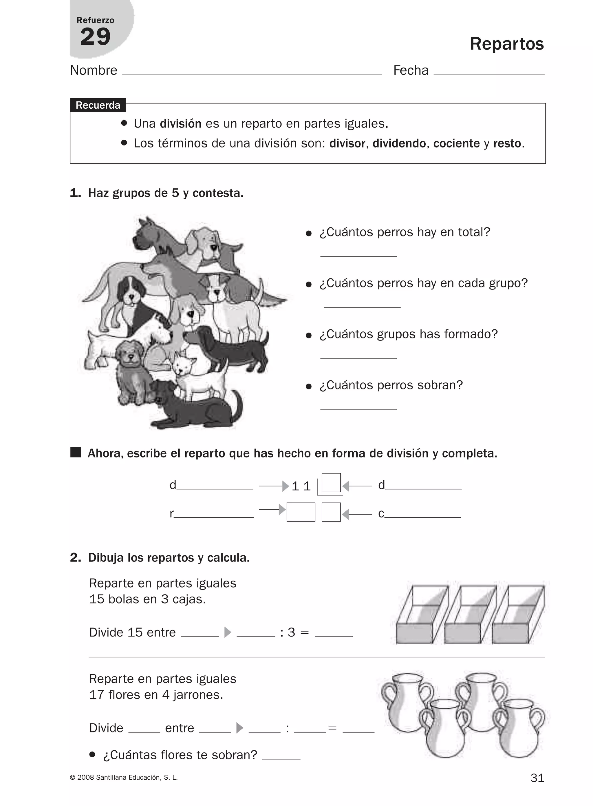 3º prim matematicas refuerzo y ampliacion santillana | PDF