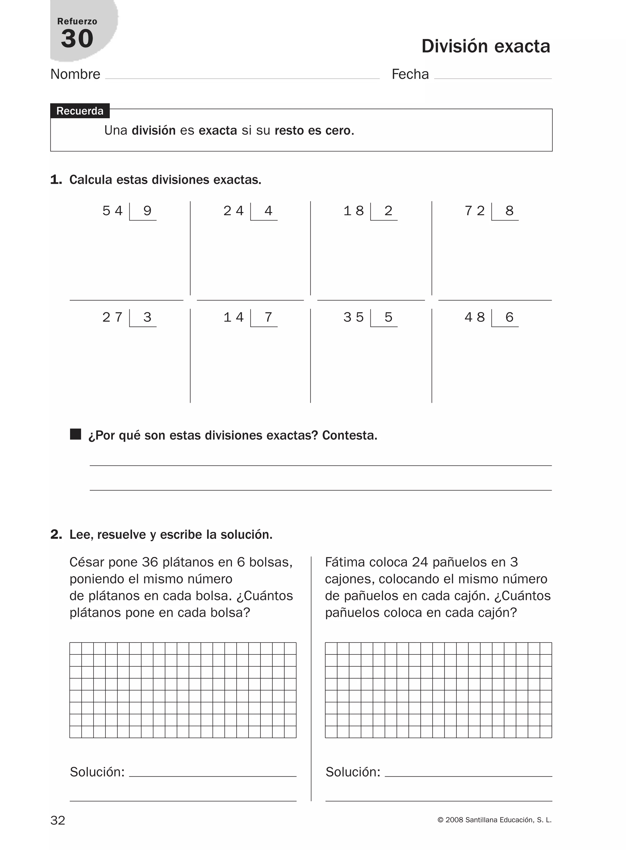 3º prim matematicas refuerzo y ampliacion santillana | PDF