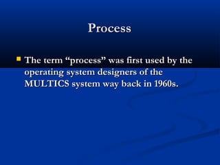 Processes | PPT