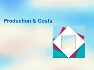 Production & Costs
 