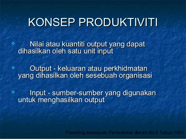 3 produktivit islide