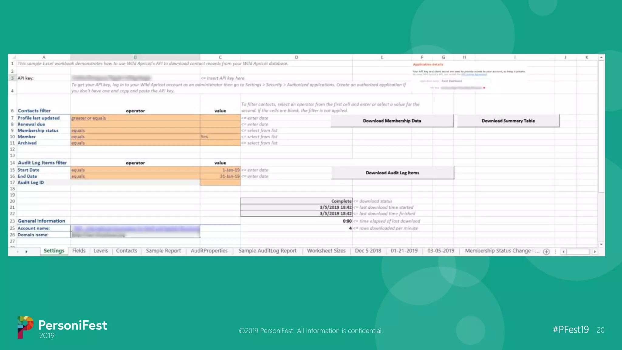 #PFest19 20©2019 PersoniFest. All information is confidential.
 