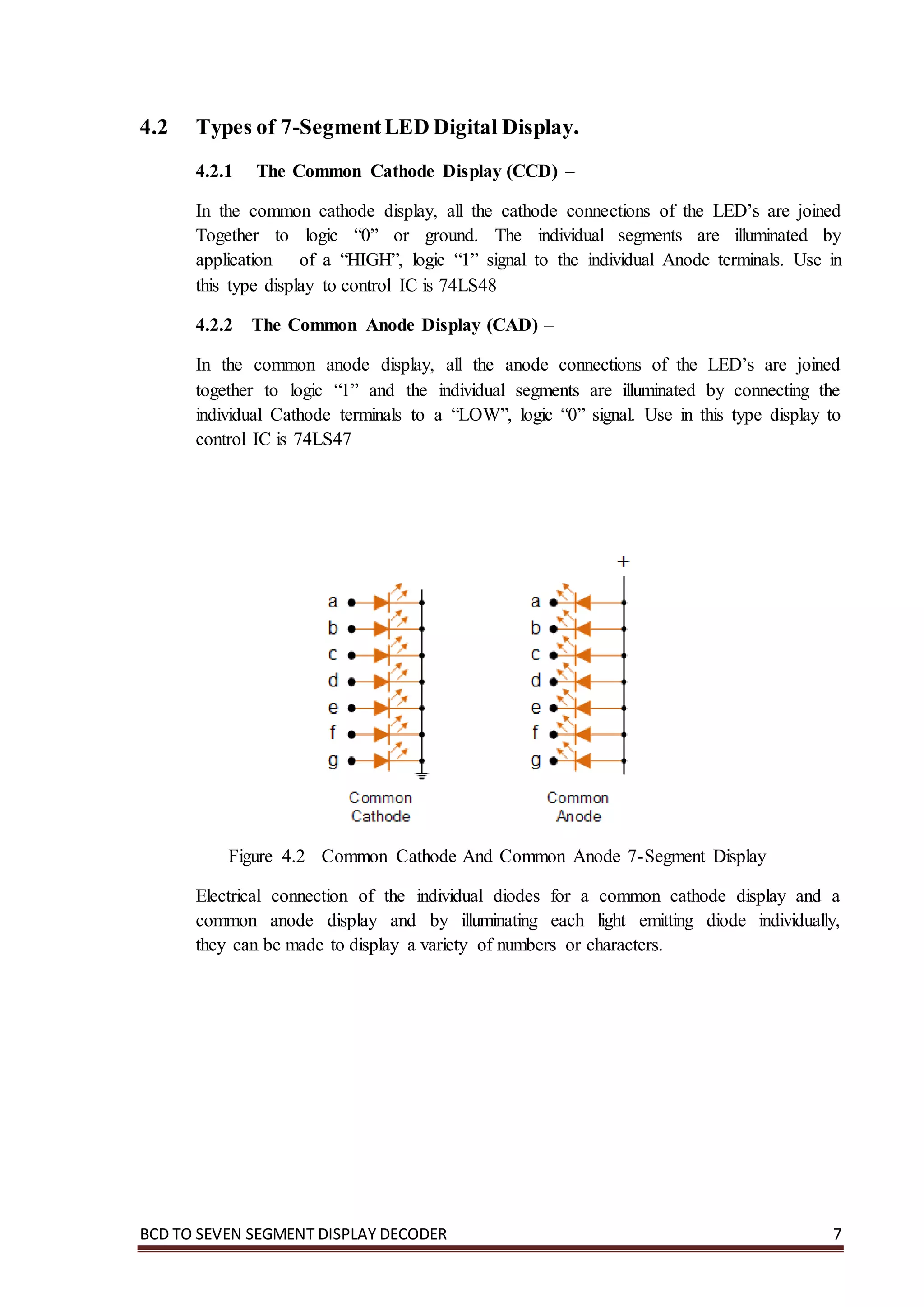 seven segment display using 74LS78 IC decoder | DOCX