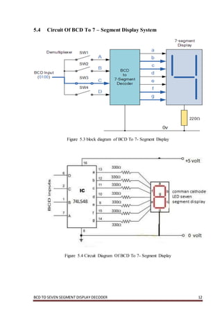 seven segment display using 74LS78 IC decoder | DOCX