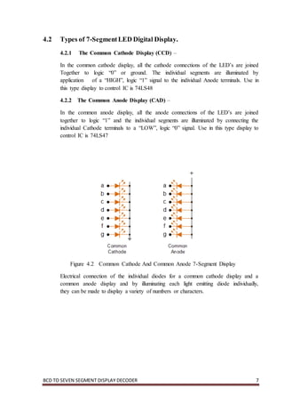 seven segment display using 74LS78 IC decoder | DOCX