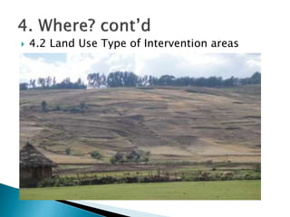  4.2 Land Use Type of Intervention areas