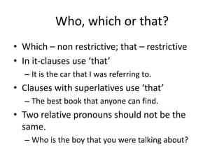 Pronouns - English Grammar | PPSX