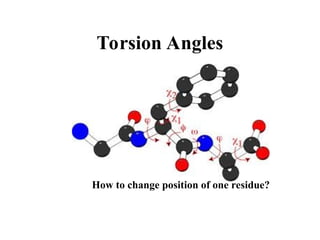 Torsion Angles
How to change position of one residue?
 
