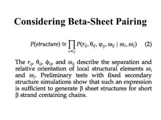 Considering Beta-Sheet Pairing
 