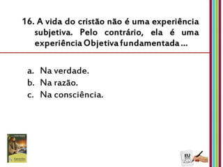 3ª e ultima prova - Eu estudo a lição da ES