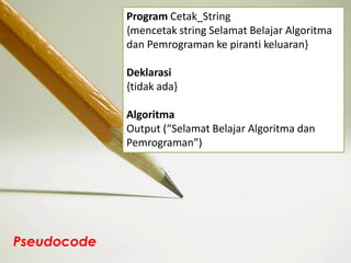 Pseudocode | PDF