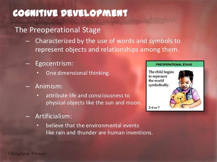 the preoperational stage of development is characterized by