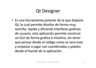 Primeros Pasos en PyQt4 | PDF