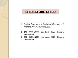 Quality Control Citations quality management system in laboratory | PPTX