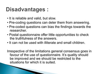 3 questionnaire | PPTX