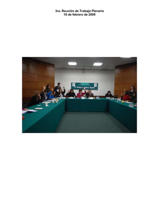 3ra. reunión plenaria dip. gallegos
