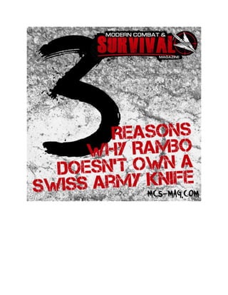 Reasons Why Rambo Doesn't Own A Swiss Knife