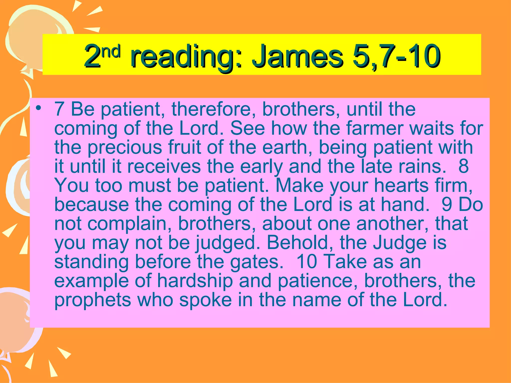 THIRD SUNDAY OF ADVENT A | PPT