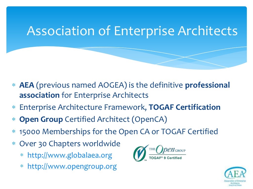Association of Enterprise Architects AEA