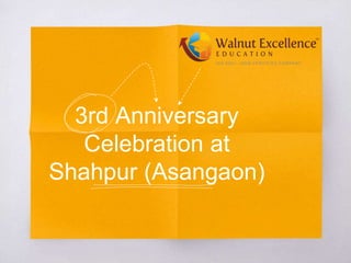 3rd Anniversary
Celebration at
Shahpur (Asangaon)
 