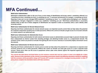 MFA Continued…
 
