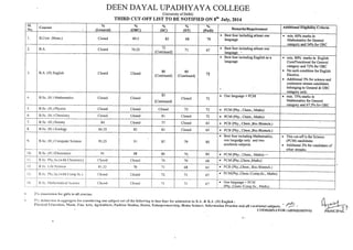 3rd deen dayal upadhayay college