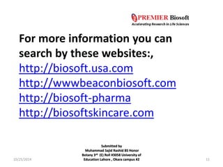 Biosoft Program BioSoft | PPTX