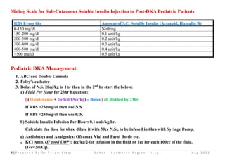 Sliding Scale Rbs 3rd Edition Pediatrics Emergency And Medications Doses By Dr Essam ...