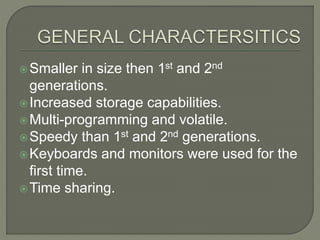 3 rd generation of computers | PPTX