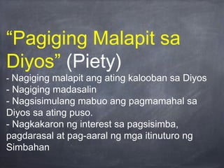 Mga Handog at Bunga ng Espiritu Santo | PPT
