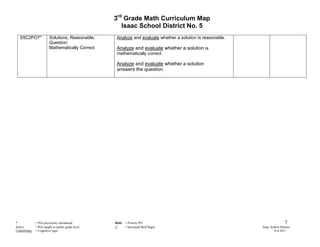 Third Grade Math Curriculum Map | PDF
