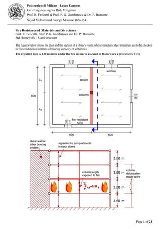 Fire Resistance of Materials & Structures - Analysing the Steel ...