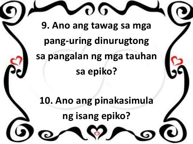 Kaligirang Kasaysayan ng Epiko