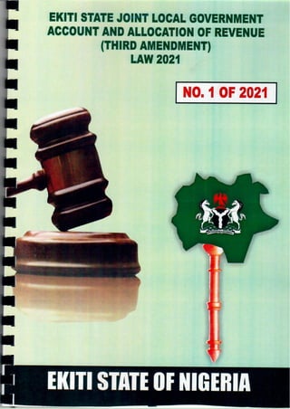 Ekiti State Joint Local Government Account and Allocation of Revenue (3rd Amendment) Law 2021