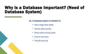 Database Management system and its different types .pptx