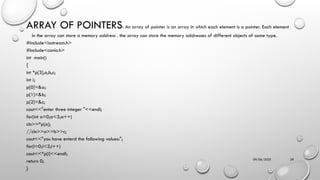 introduction to Pointer in c++ and operations on it.pptx