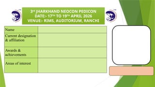 3rd Neocon Pedicon-1.pptx must attend to learn | PPTX