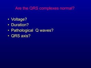 3rd part ECG Basics QRS complex Dr Salah Mabrouk Khallaf | PPT