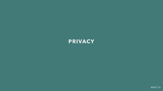 #WDC14
PRIVACY
 