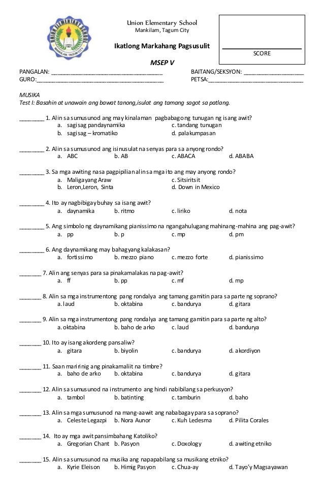 3rd periodical msep v